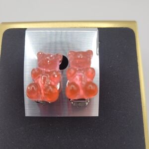 Pink Gummy Bear Earrings